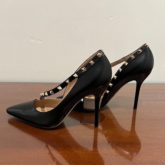 NIB Valentino Garavani Rockstud Leather d'Orsay Pumps - Picture 6 of 11